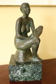 Signed Bronze Nude