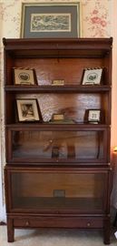 Four Section Globe Barrister bookcase