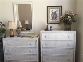 Lea Furniture Wicker Bedroom Suite - 5pc