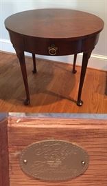 Baker Furniture One Drawer Table