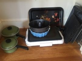 Club Aluminum Cookware, Cake Pans, Griddle