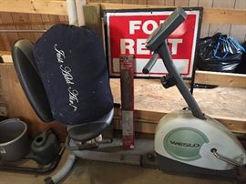 Weslo Exercise Bike, Inflatable Mattress