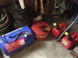 5 Gallon Air Carry Tank, Gas Cans