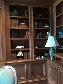 Books, Pair of lamps (one shown), decorative accessories, and more