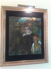 Impressionist oil on canvas, signed
