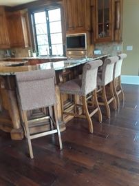Four fabulous bar stools.
