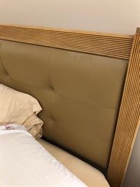 KING SIZE BUTTONED BACK BED