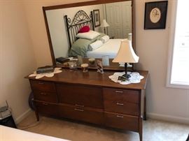 Heywood Wakefield dresser and mirror