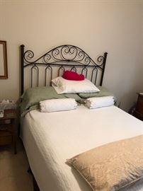 Iron queen size bed