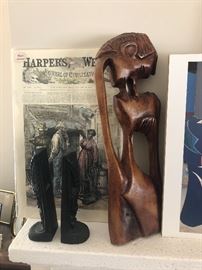 carved african pieces