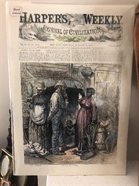 hand colored hapers weekly