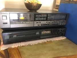 Audio equipment technics and emerson