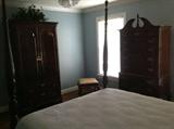 Cherry High Boy and Armoire