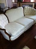 Gorgeous White Victorian Sofa
