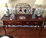 Sofa Table and Accents