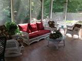 Outdoor White Wicker Furniture