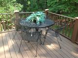 Wrought Iron Table and Chairs