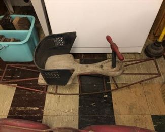 Vintage sled toy