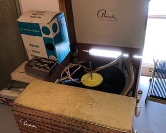 Vintage Phonola portable record player