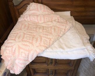 Vintage chenille bedspreads