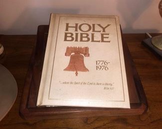 Bible and book stand