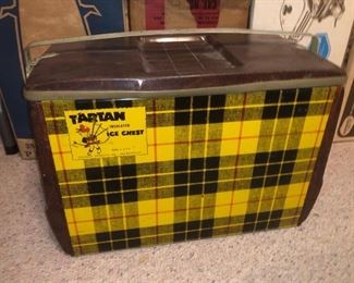 Vintage Tartan ice chest