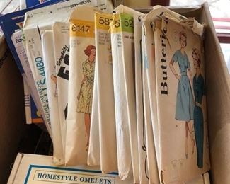 Vintage sewing patterns