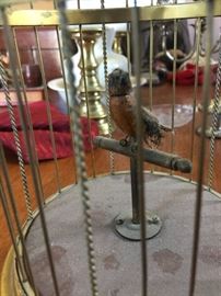 Singing bird in cage