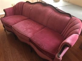 Newly reupholstered sofa. Really pretty!