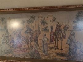 Nice framed tapestry