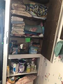 household cleaning items, towels