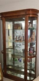 Beautiful glass display cabinet.