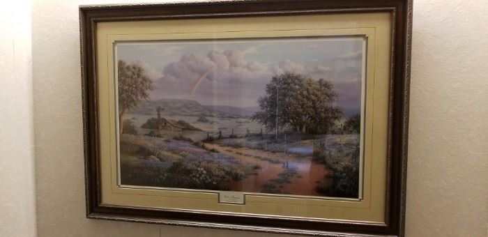 Bluebonnet framed print