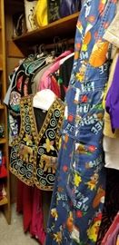 Hee Haw Overalls, Indian embroidered vest