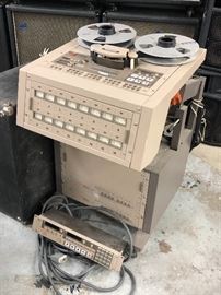 Tascam 16 track analog recorder with remote