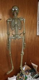 Roomful of vintage Halloween and Christmas Decorations 1970's thru present day