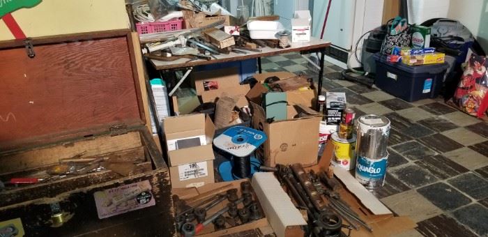 Tools, electrical wiring, Scrap Copper, etc