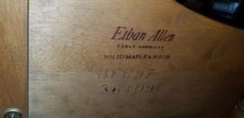 Ethan Allen Early American Solid Wood Maple & Birch 4 poster bed w Canopy