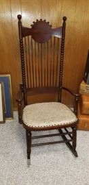 1880's Victorian Stick and Ball all original Rocking Chair