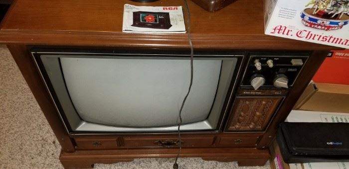 RCA XL-100 Television Console with original paper