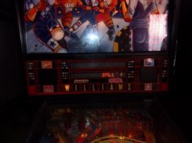 Vintage 1980's Rollergames pinball machine, in excellent working condition!