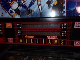 Vintage 1980's Rollergames pinball machine, in excellent working condition!