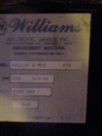 Vintage 1980's Rollergames pinball machine, in excellent working condition!