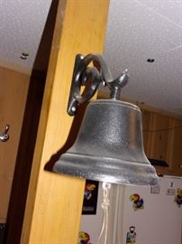 Cast iron bell.