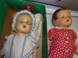 Antique dolls.