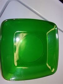 Vintage Forest Green Anchor Hocking Depression Glass