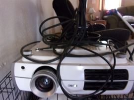 Table or ceiling mount projector. Comes with ceiling mount. (2 projectors available)