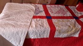 Full/Queen hand made quilt in great shape!