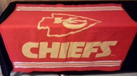 Chiefs throw blanket.