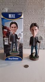 "Mike" bobble head from American Pickers, with box.